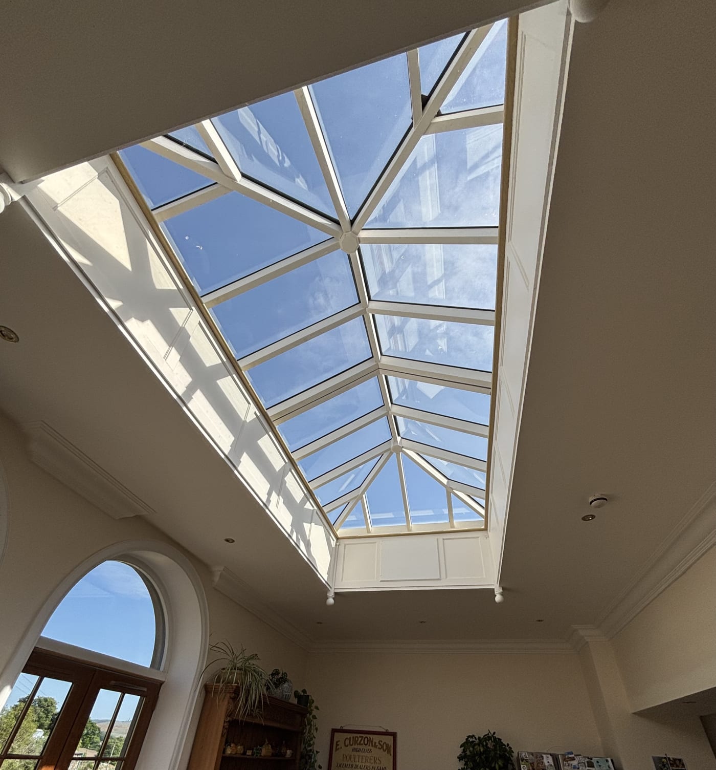 Window film installation 1 in Edinburgh, Scotland