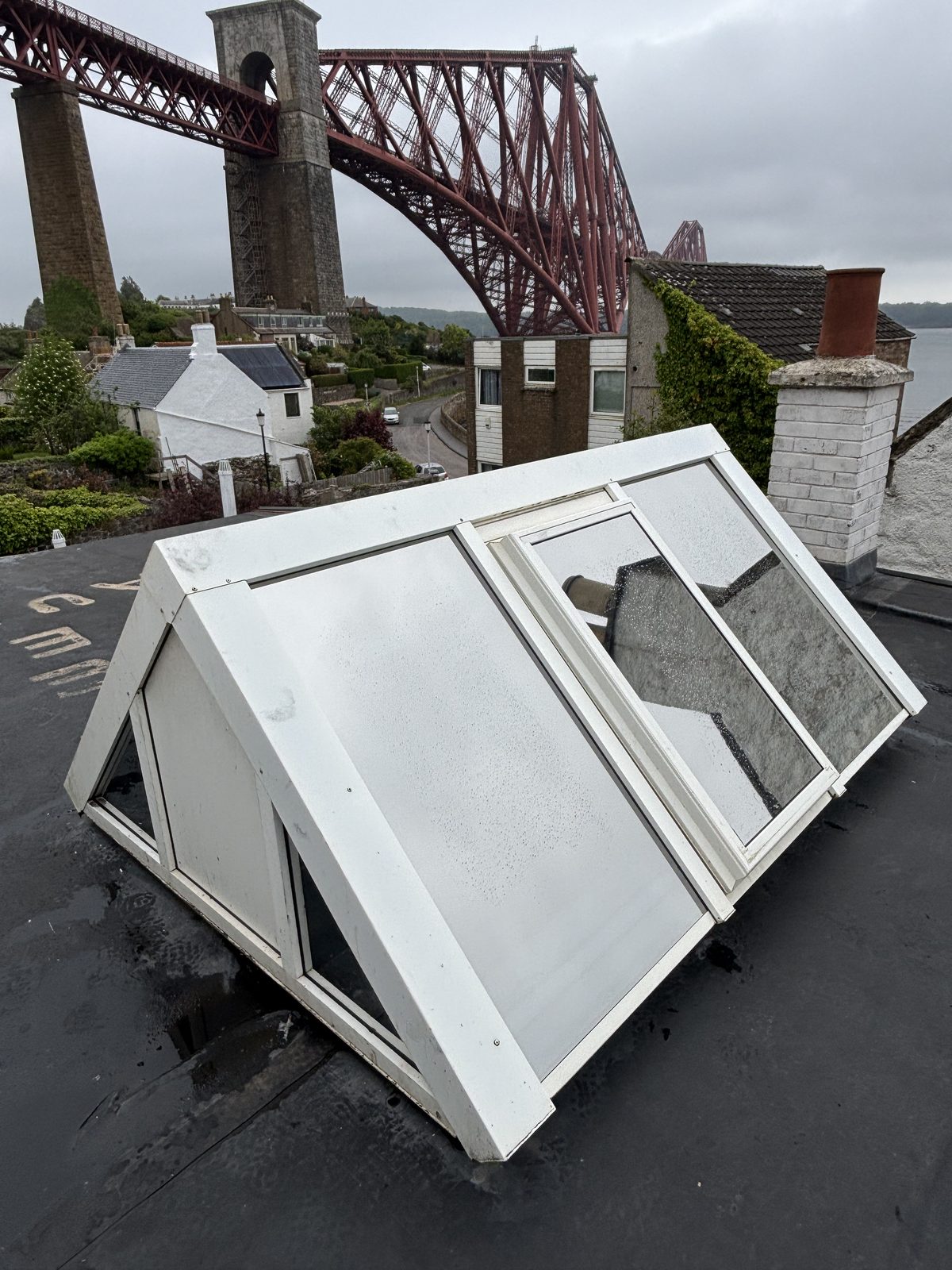 Roof lantern with a view