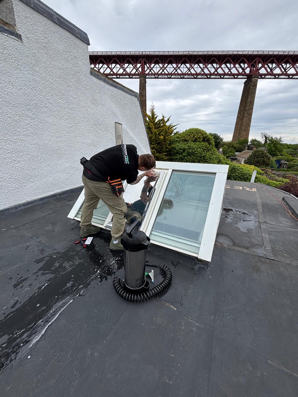 On-site by the Forth Bridge