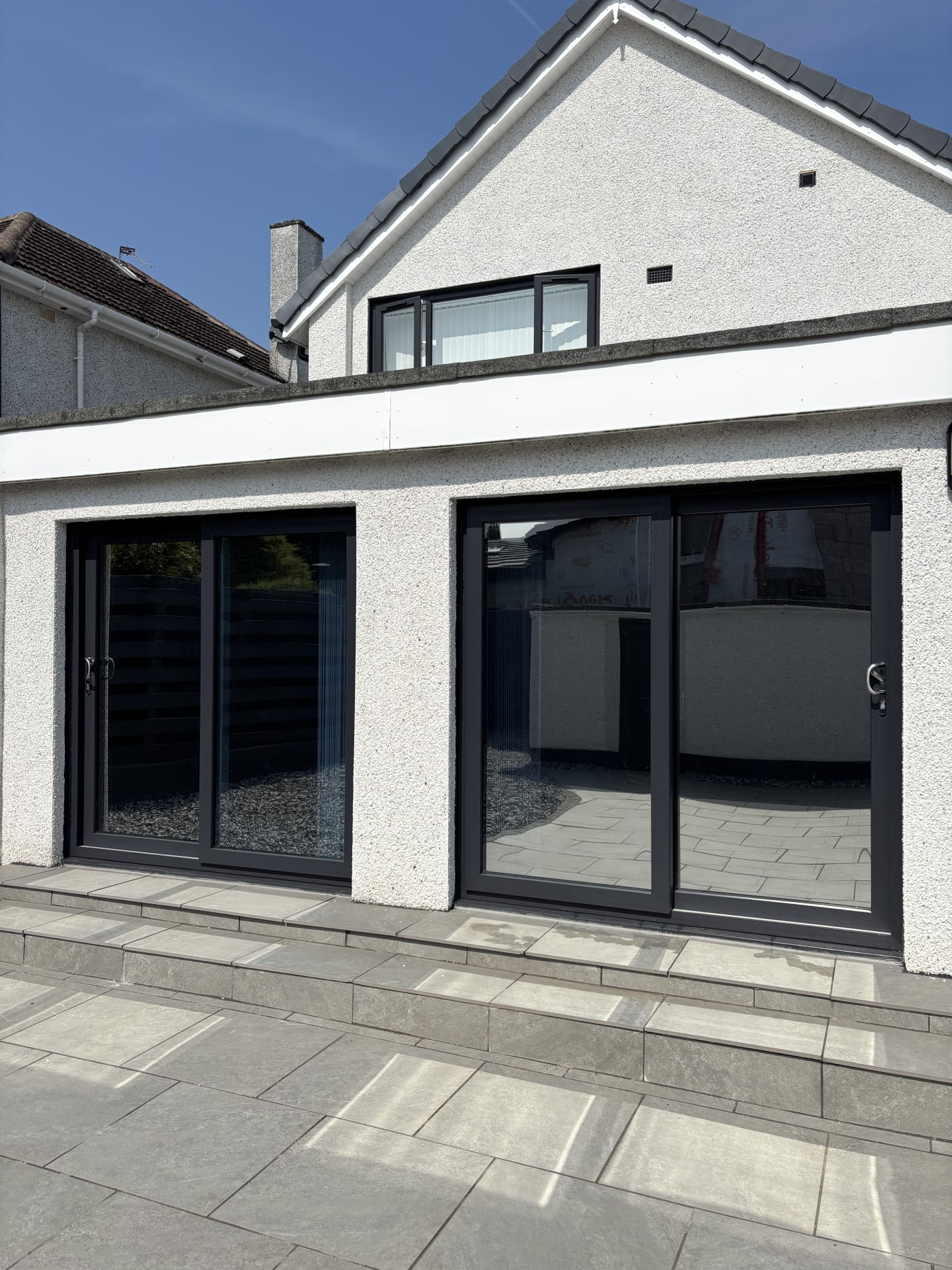 Window film installation 1 in Glasgow, Scotland