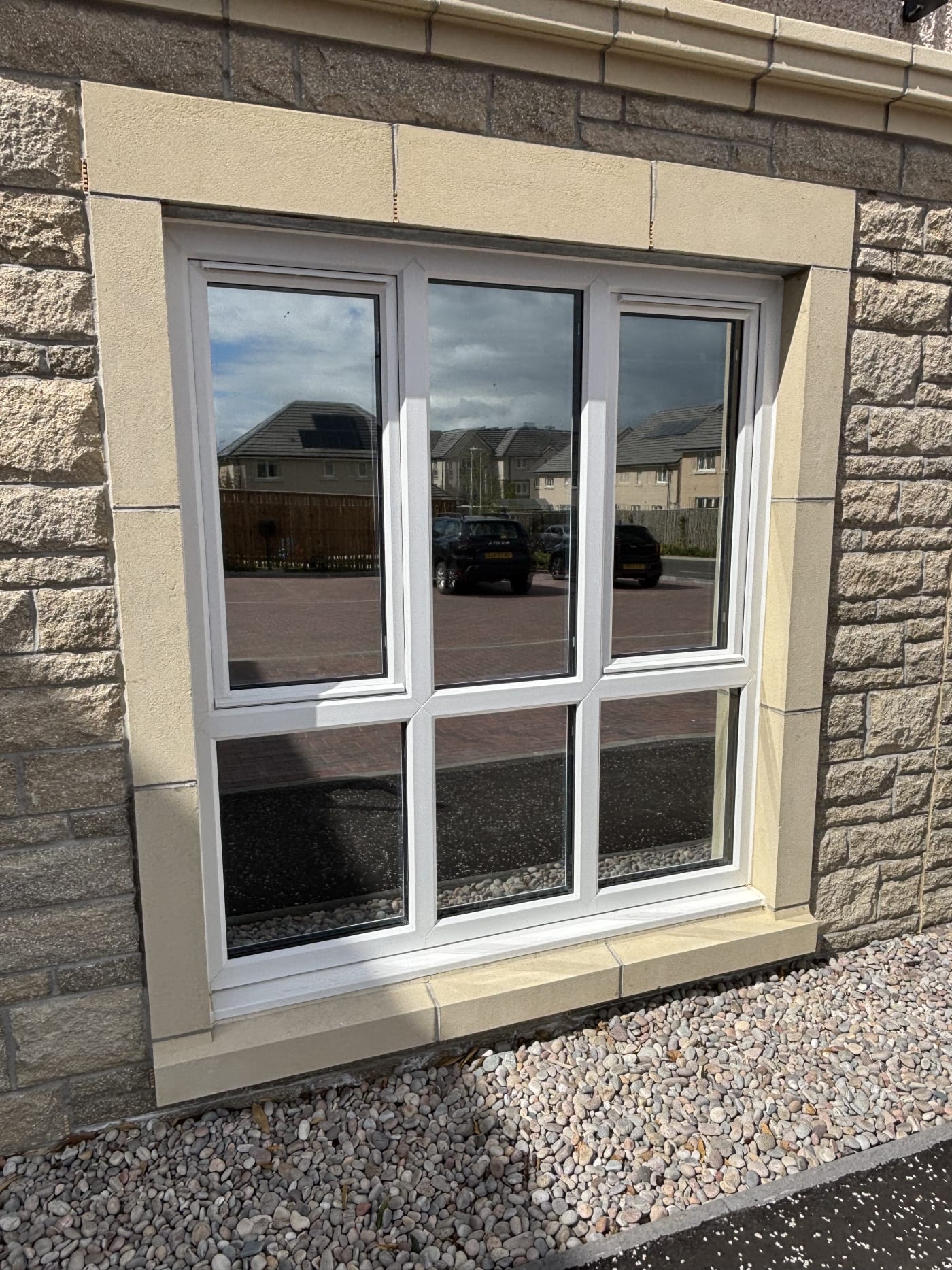 Window film installation 2 in Glasgow, Scotland