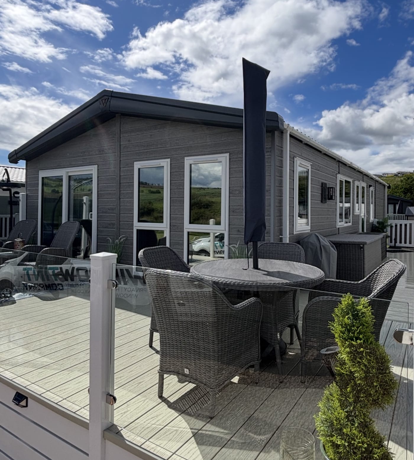 Commercial window film installation 1 in Scotland