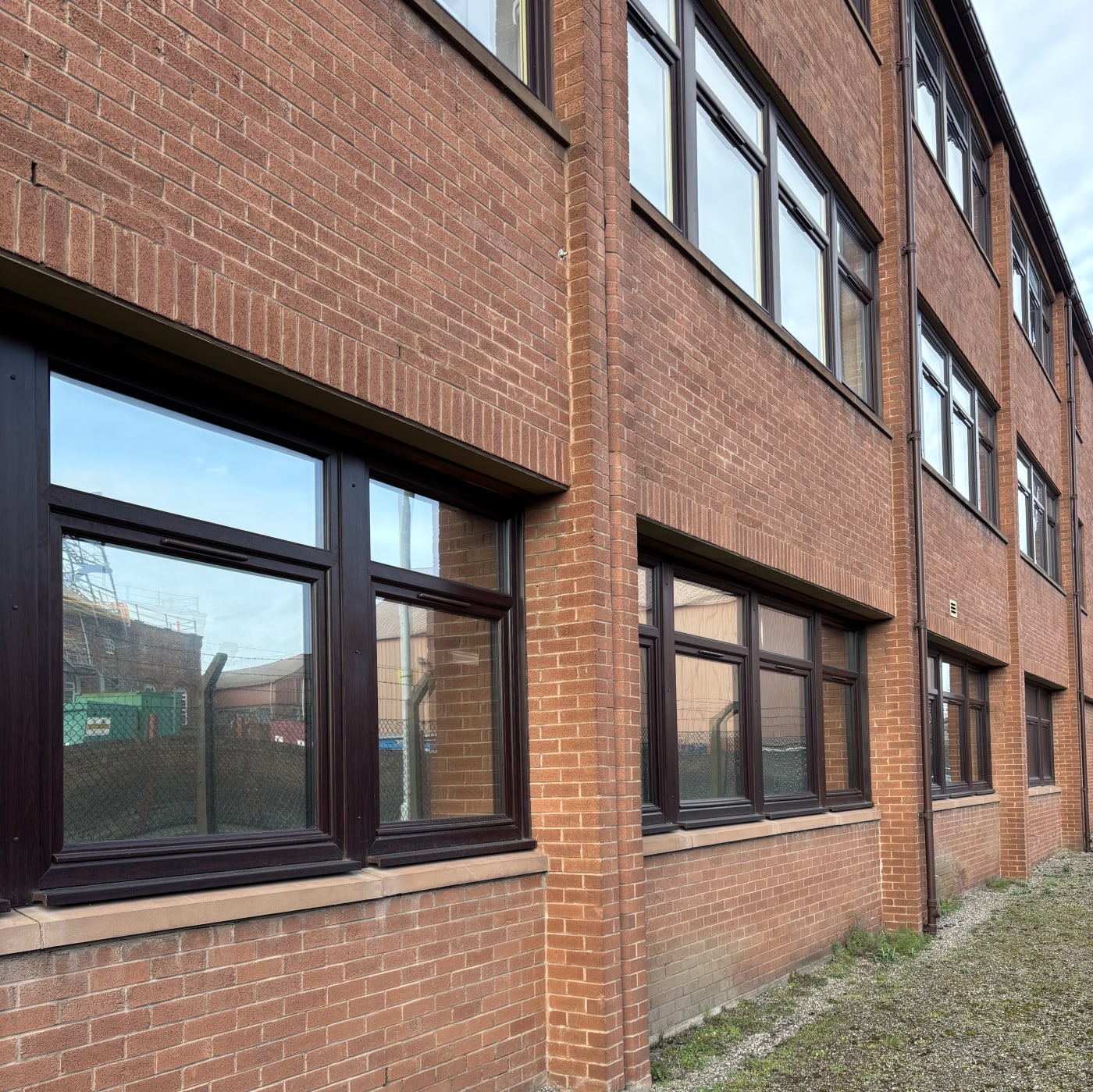 Commercial window film installation 2 in Scotland