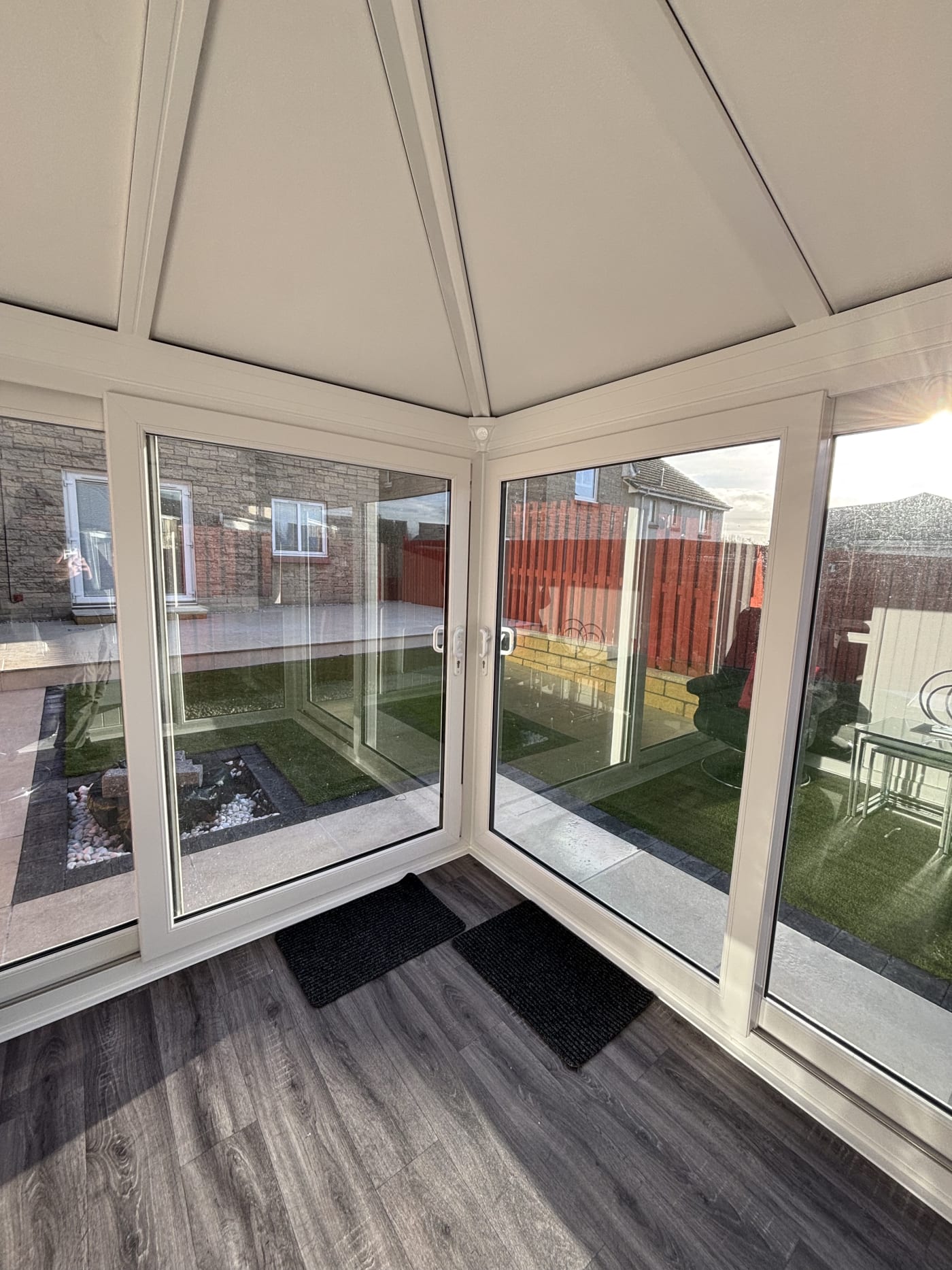 Window film installation 2 in Perth, Scotland