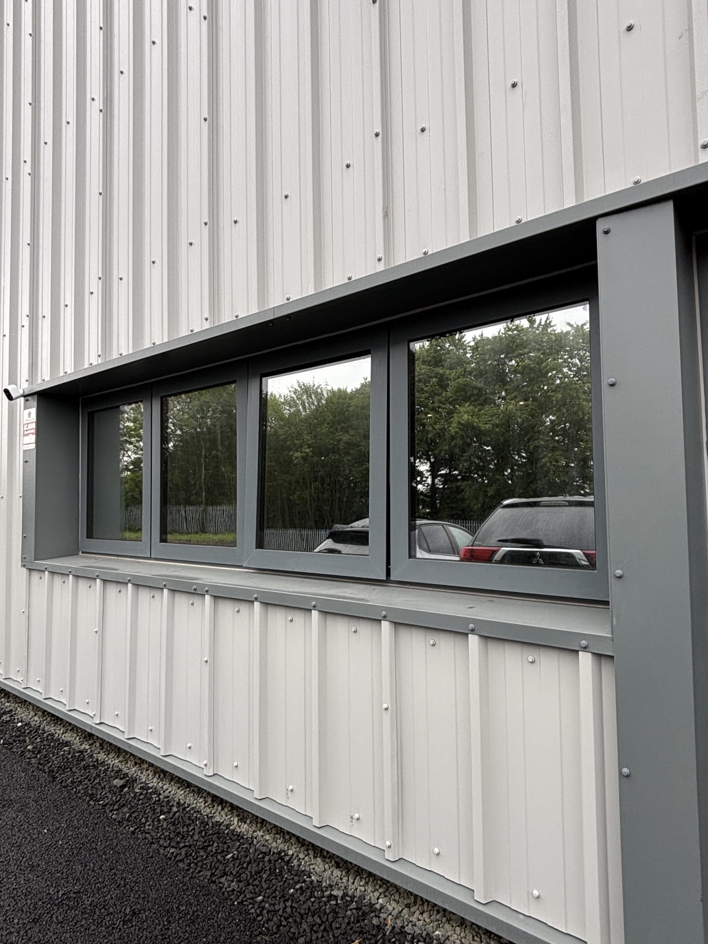 Privacy Window Film after installation in Scotland