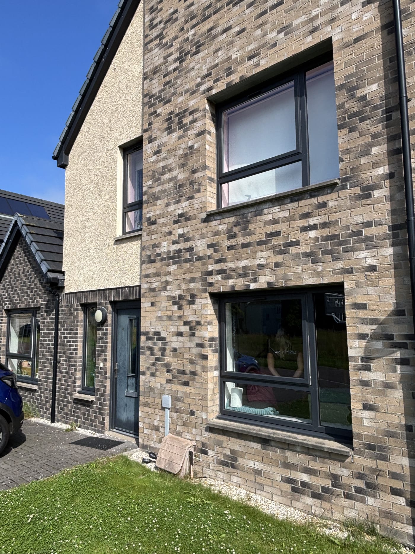 Privacy Window Film before installation in Scotland