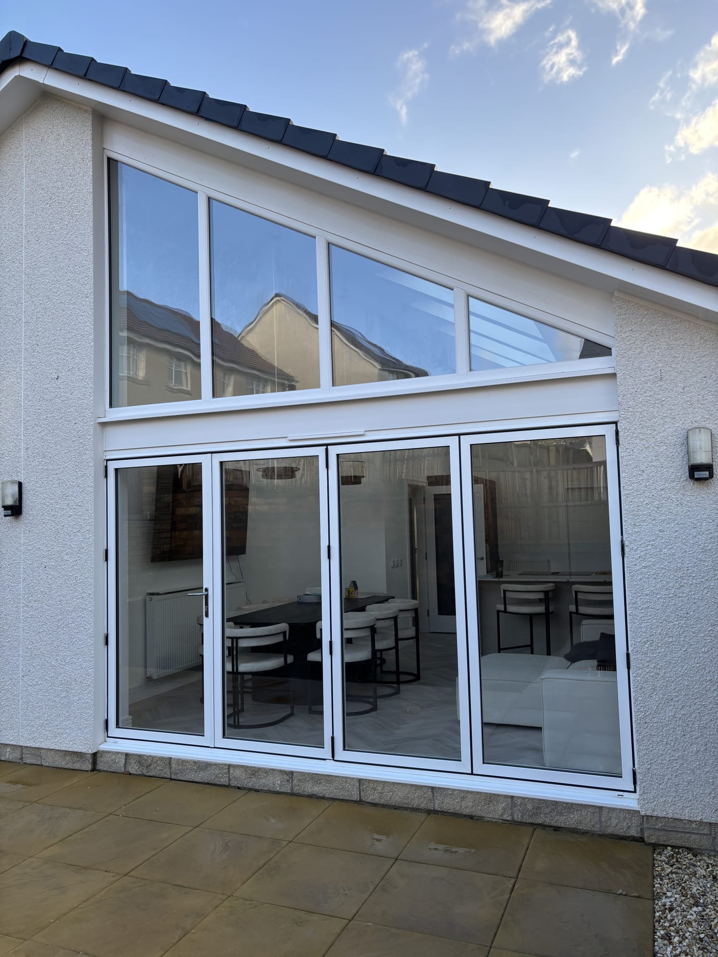 Privacy Window Film before installation in Scotland