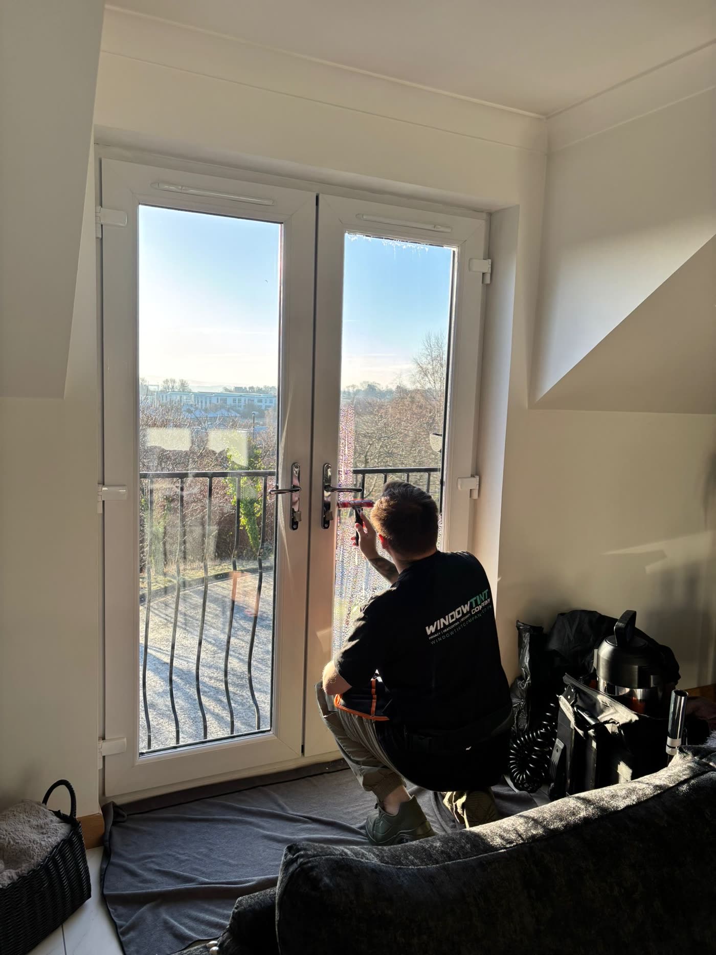 Residential and commercial window film installed in Paisley, Scotland