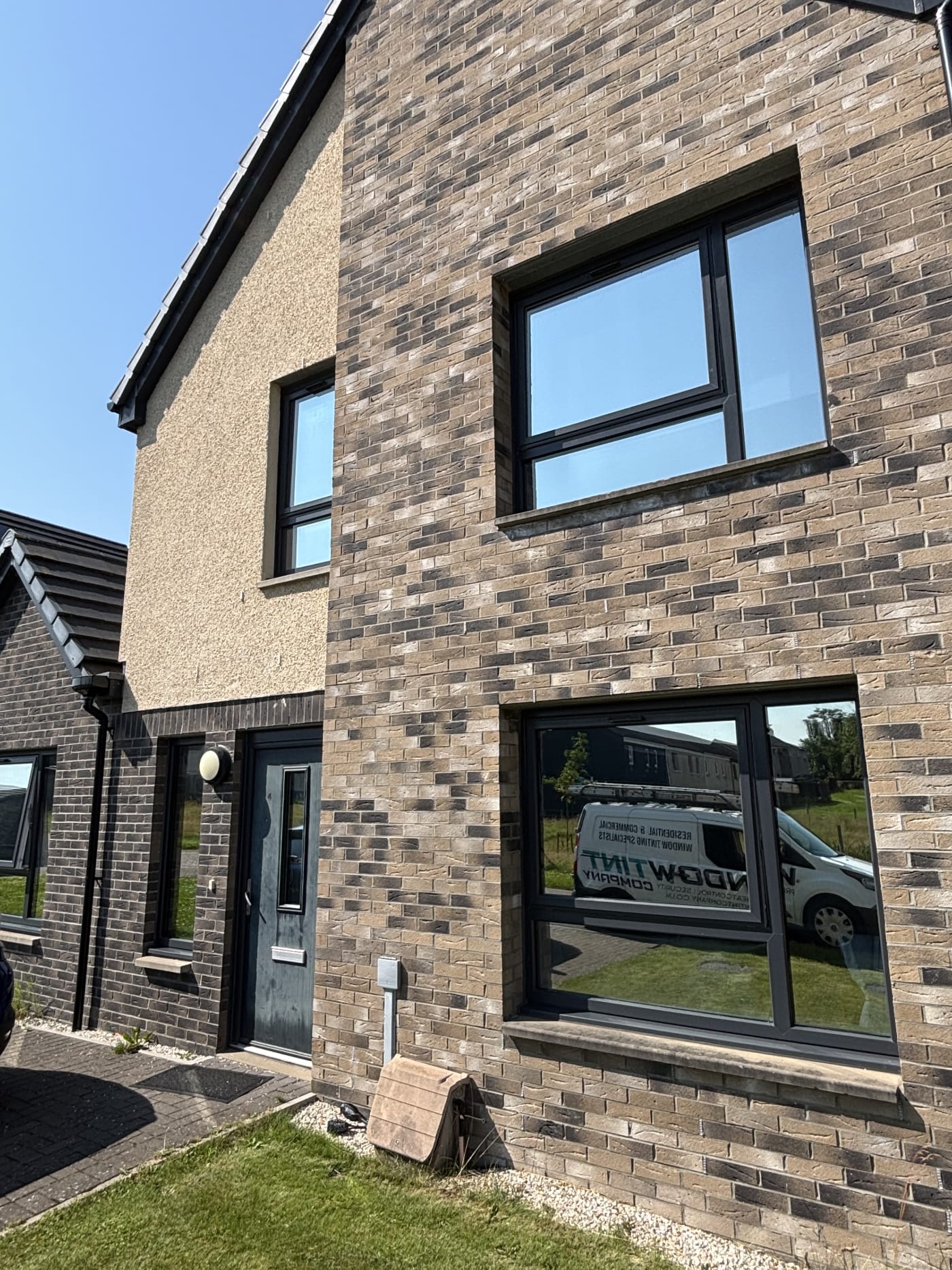Solar-control window film installation reducing heat and glare in Scotland