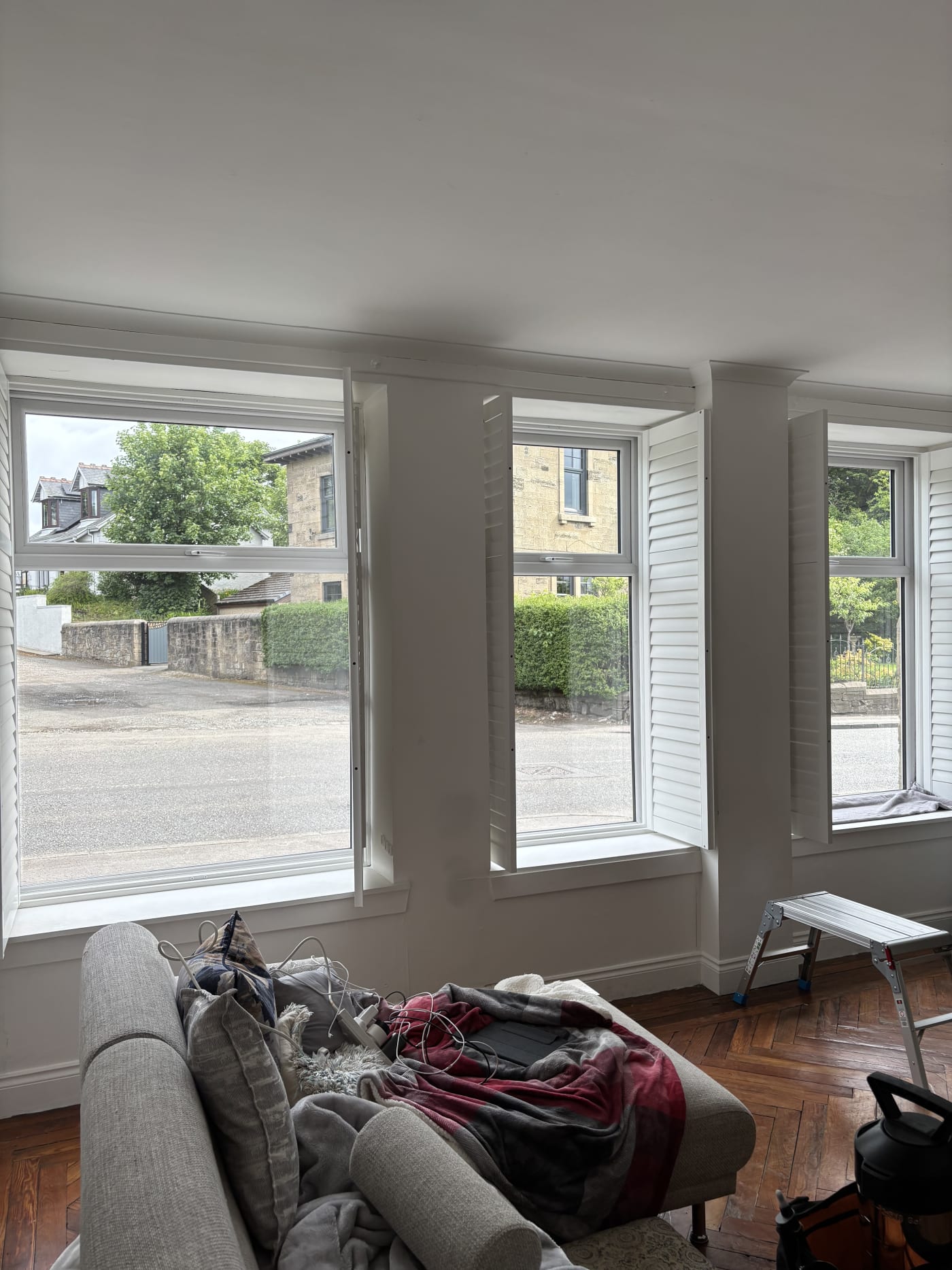 Window Film vs Shutters installation 2 in Scotland