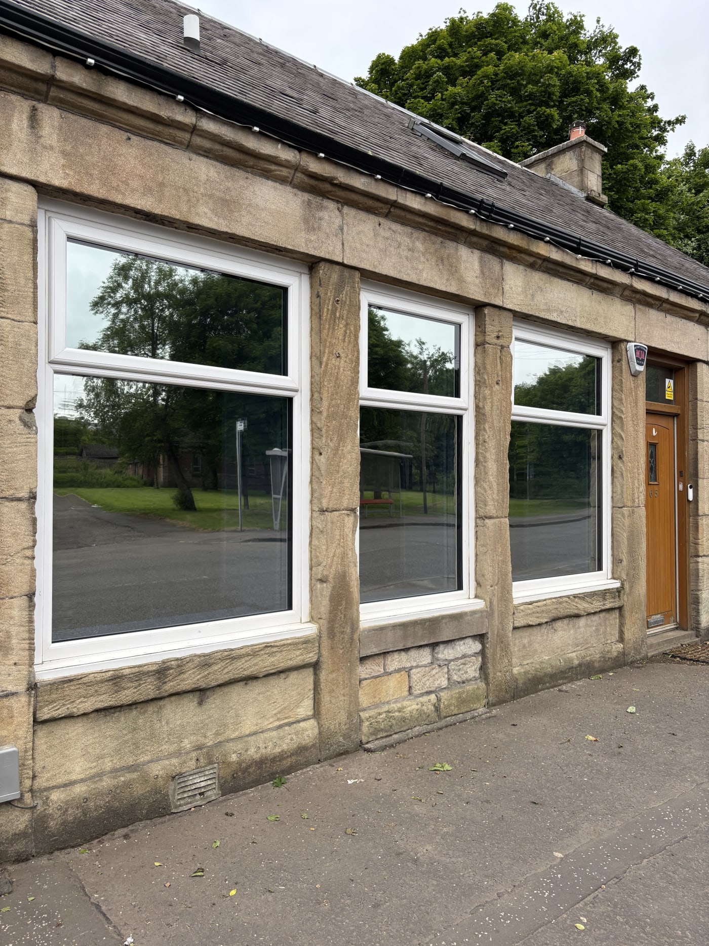 Window Film vs Shutters installation 4 in Scotland